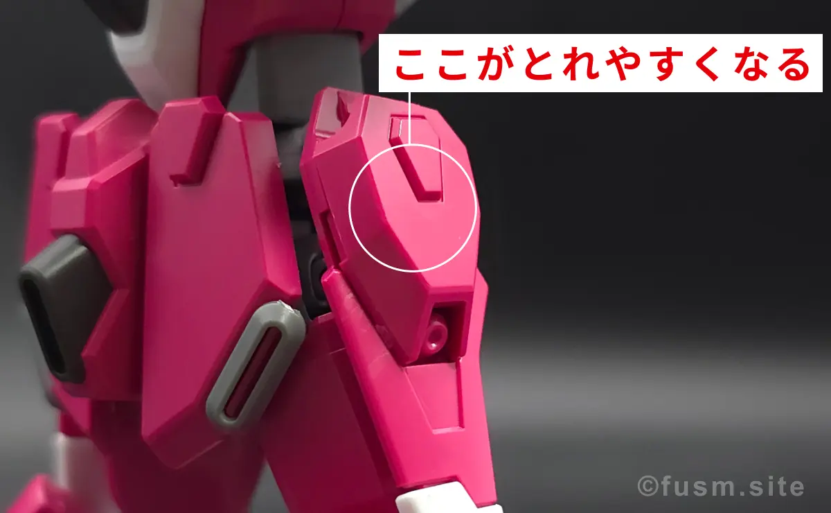 【傑作】HGCE インフィニットジャスティスガンダム レビュー 耐久力が弱い箇所 03