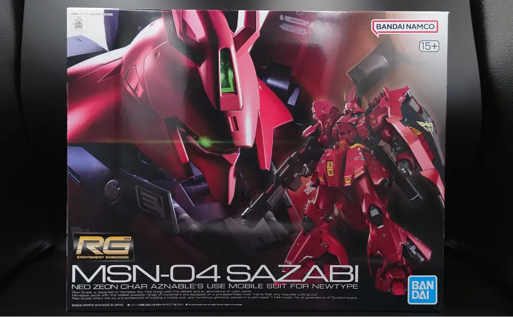 【RGガンプラ】サザビーをレビュー！※注意点あり sazabi