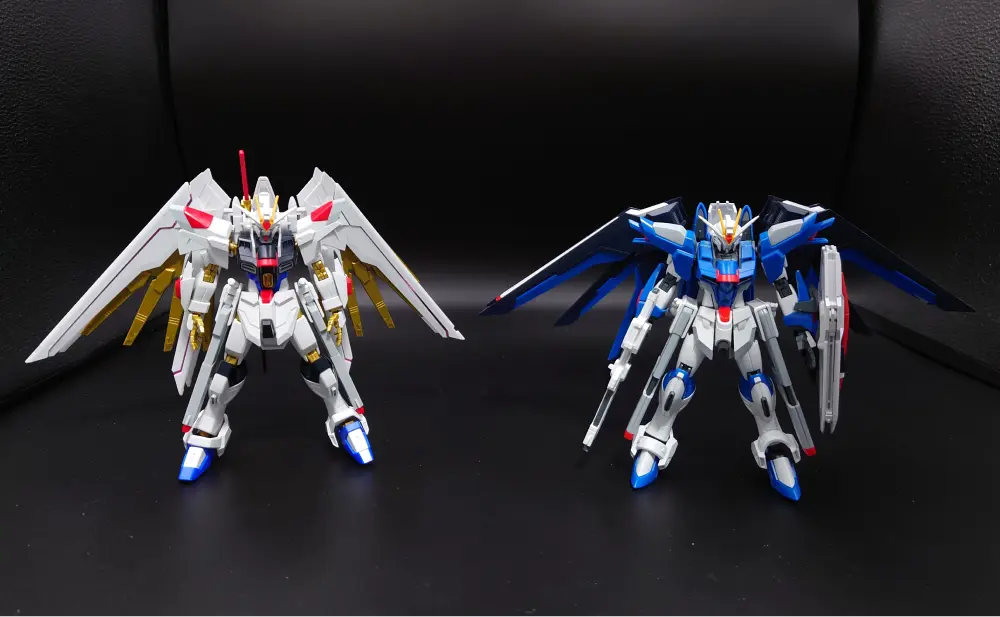 【HGCEガンプラ】マイティーストライクフリーダムガンダムレビュー mity-hikaku