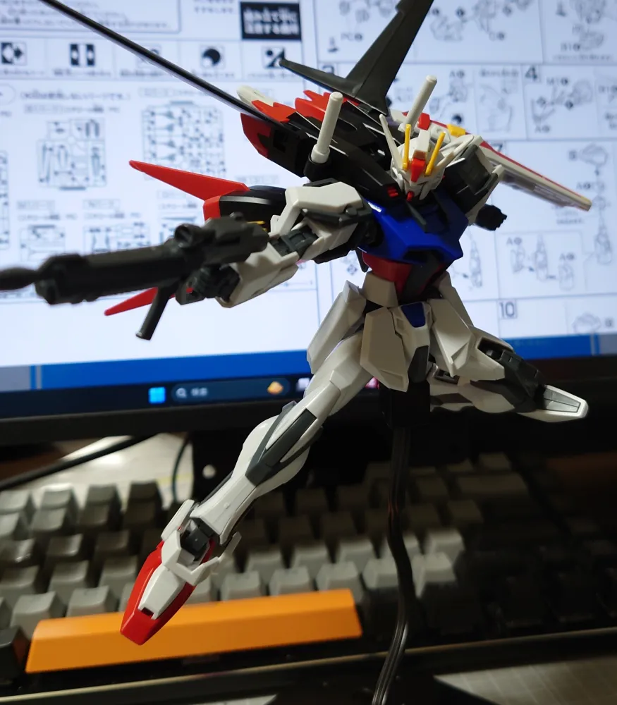 【HGCEガンプラ】エールストライクガンダムをレビュー hg-ailestrike