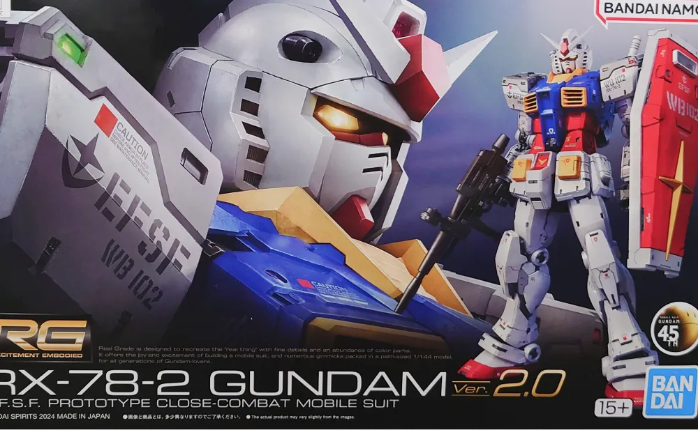 【RGガンプラ】RX-78-2 ガンダム Ver.2.0をレビュー rg-version