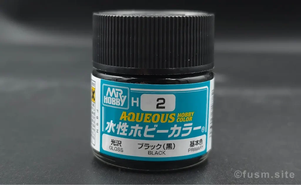 水性ホビーカラーの上にキレイにスミ入れ！2つの方法と注意点 aqueous-hobby-color-x