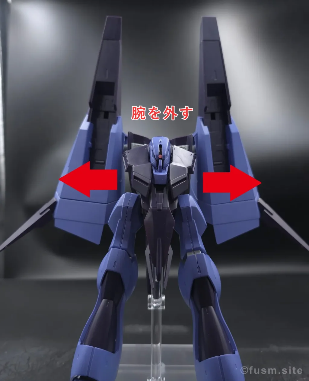 【HGUCガンプラ】メッサーラ レビュー！デカい？ hguc-messala-img-x