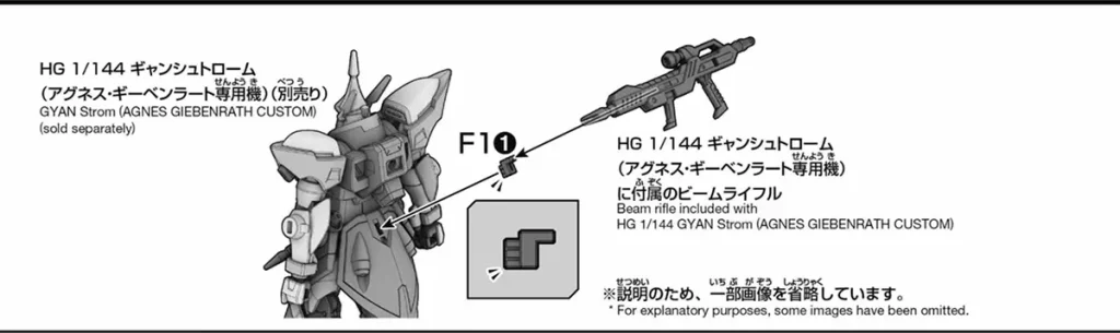 オプションパーツセット ガンプラ 15 (キャバリアーアイフリッド)レビュー ops-gunpla-cavalier-aifrid-x