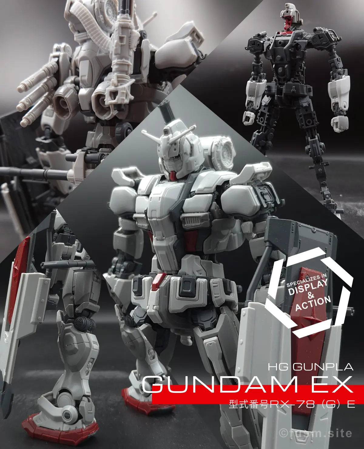 HG ガンダムEX(復讐のレクイエム)レビュー|ディテールがエグい!