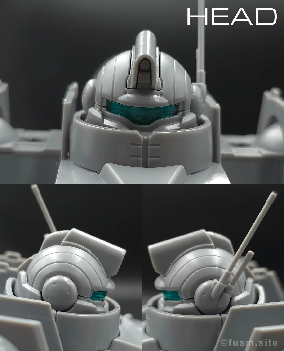 【レビュー】HG 1/144 ガンタンク初期型 頭部ディテール 01