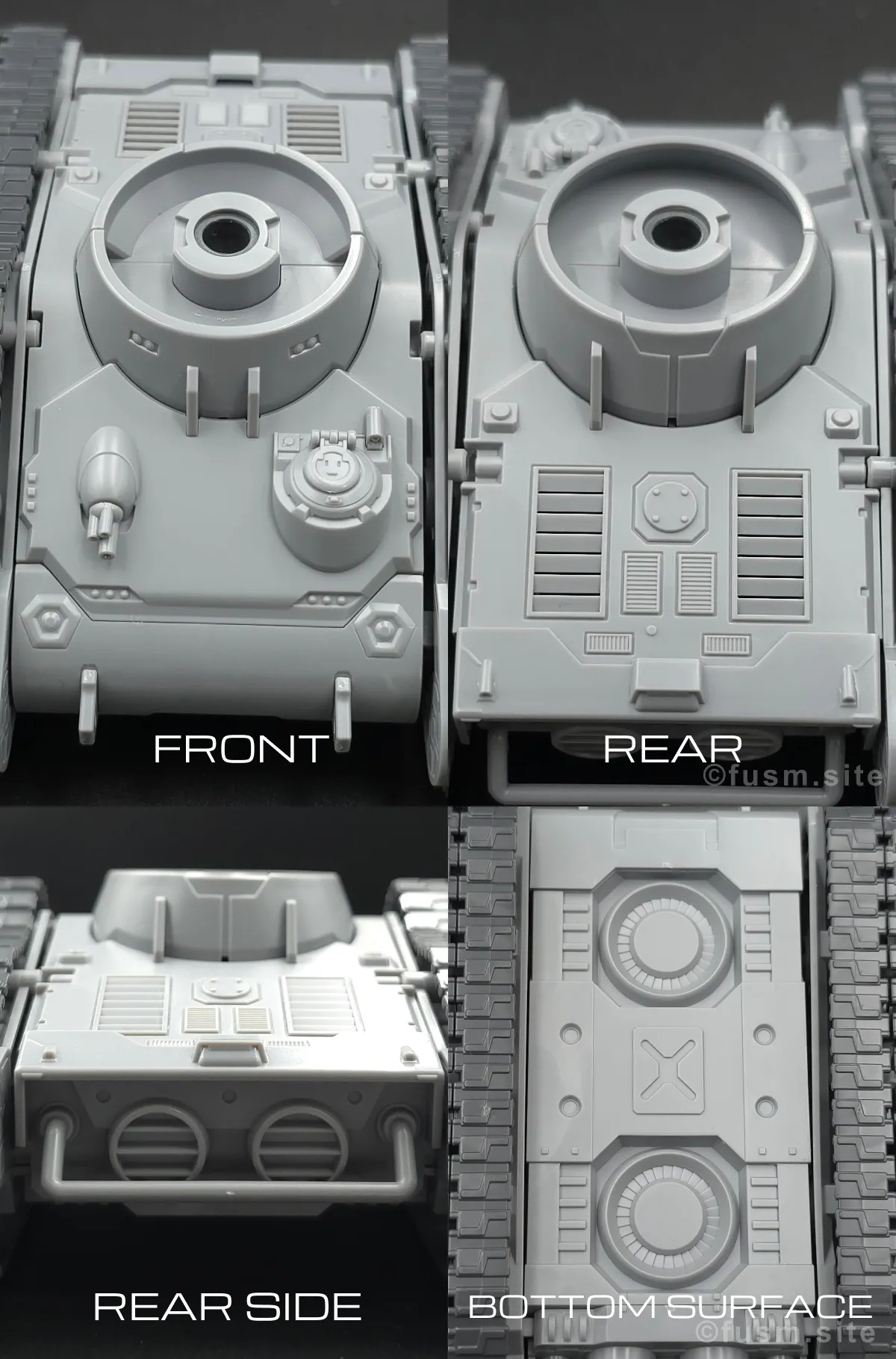 【レビュー】HG 1/144 ガンタンク初期型 胴体ディテール 04