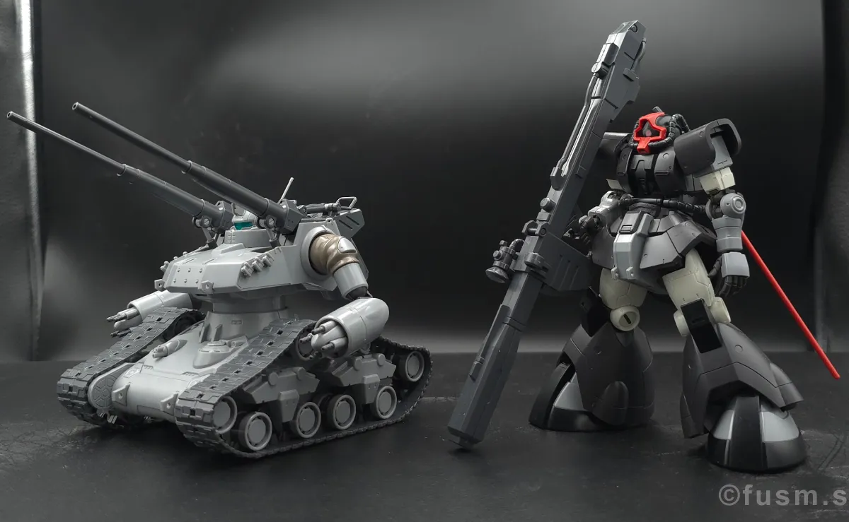 【レビュー】HG 1/144 ガンタンク初期型 比較 02