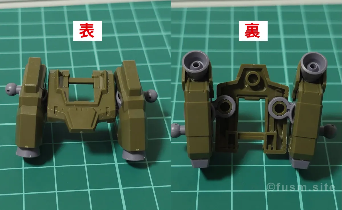 【レビュー】HGUC リーベン・ヴォルフ(A.O.Z RE-BOOT版) パーツ・構造・組み立て 03