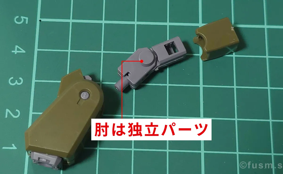 【レビュー】HGUC リーベン・ヴォルフ(A.O.Z RE-BOOT版) パーツ・構造・組み立て 11