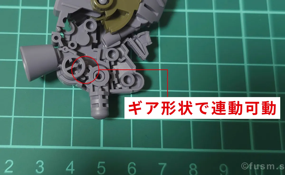 【レビュー】HGUC リーベン・ヴォルフ(A.O.Z RE-BOOT版) パーツ・構造・組み立て 14