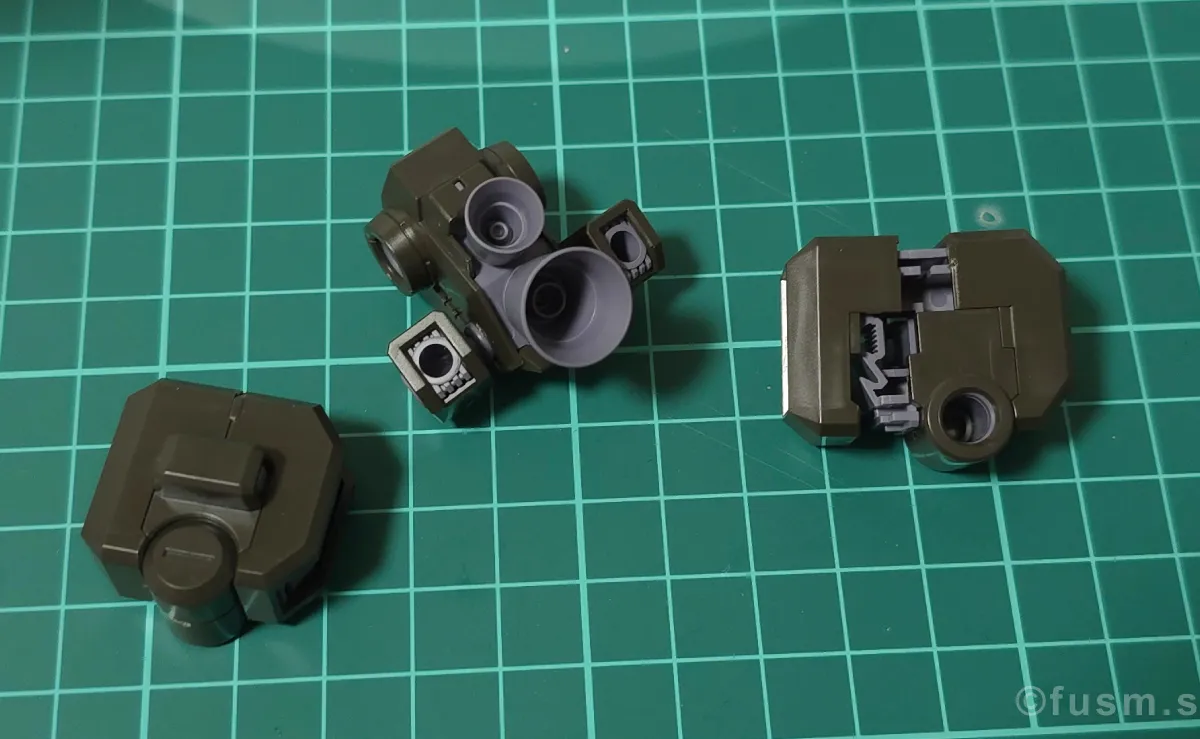 【レビュー】HGUC リーベン・ヴォルフ(A.O.Z RE-BOOT版) パーツ・構造・組み立て 22