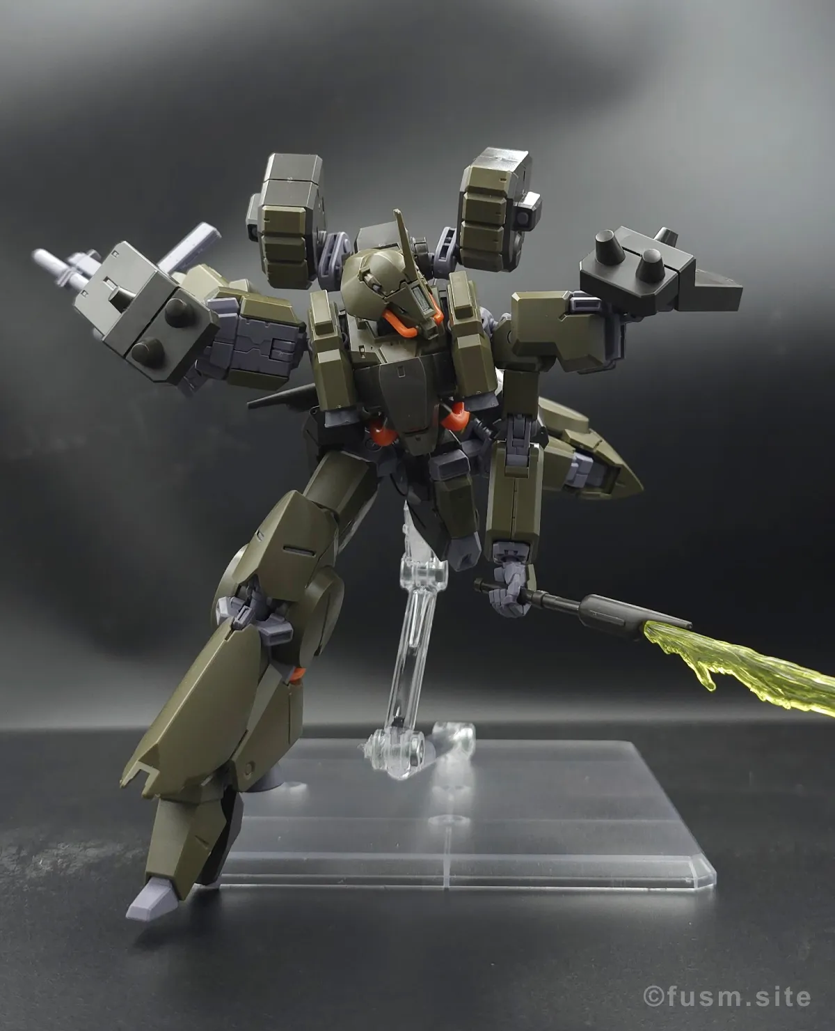 【レビュー】HGUC リーベン・ヴォルフ(A.O.Z RE-BOOT版) 多角的に見た全体の外観・素組み 20