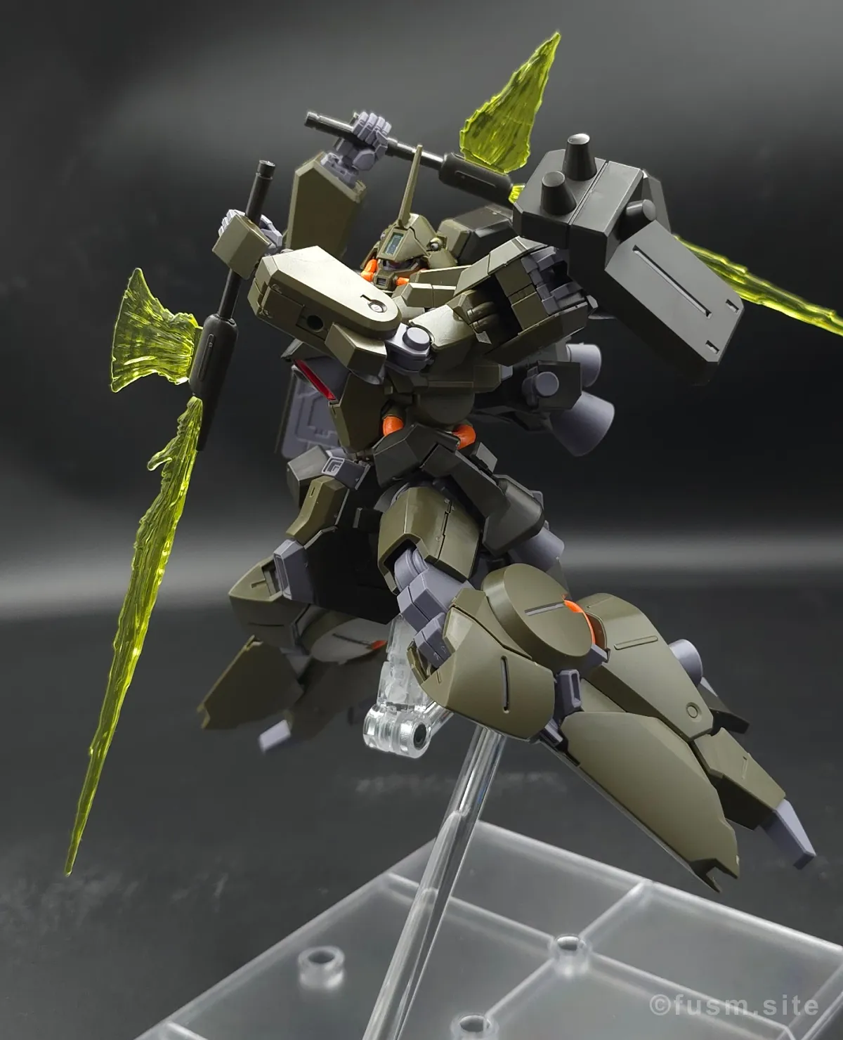【レビュー】HGUC リーベン・ヴォルフ(A.O.Z RE-BOOT版) 多角的に見た全体の外観・素組み 29