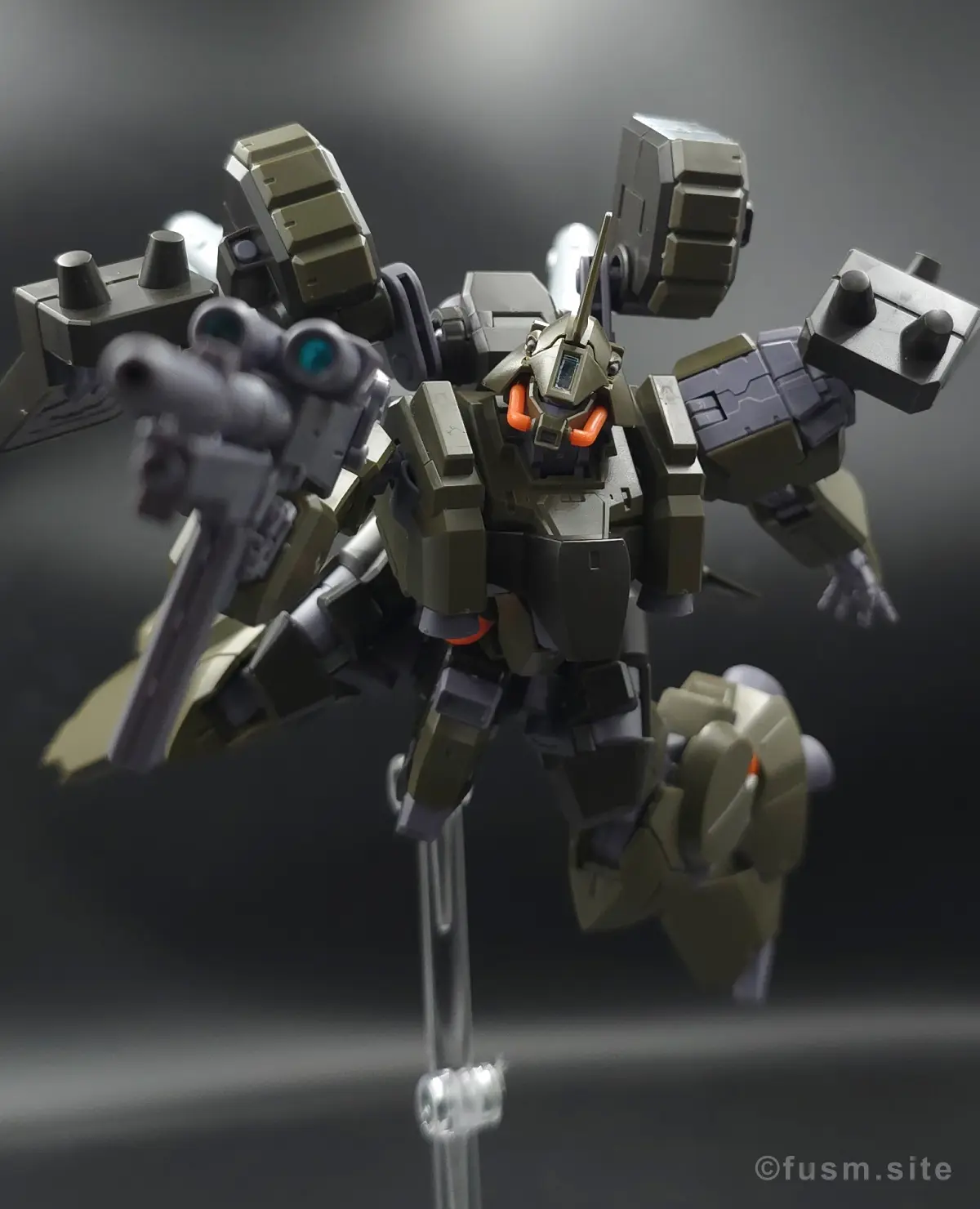 【レビュー】HGUC リーベン・ヴォルフ(A.O.Z RE-BOOT版) 多角的に見た全体の外観・素組み 38