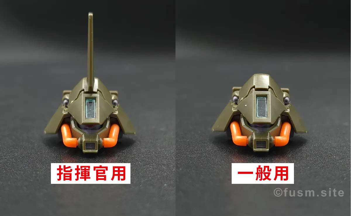 【レビュー】HGUC リーベン・ヴォルフ(A.O.Z RE-BOOT版) 頭部ディテール 03