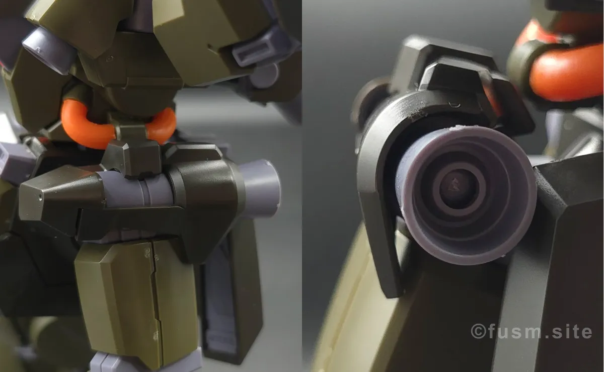 【レビュー】HGUC リーベン・ヴォルフ(A.O.Z RE-BOOT版) 胴体ディテール 03