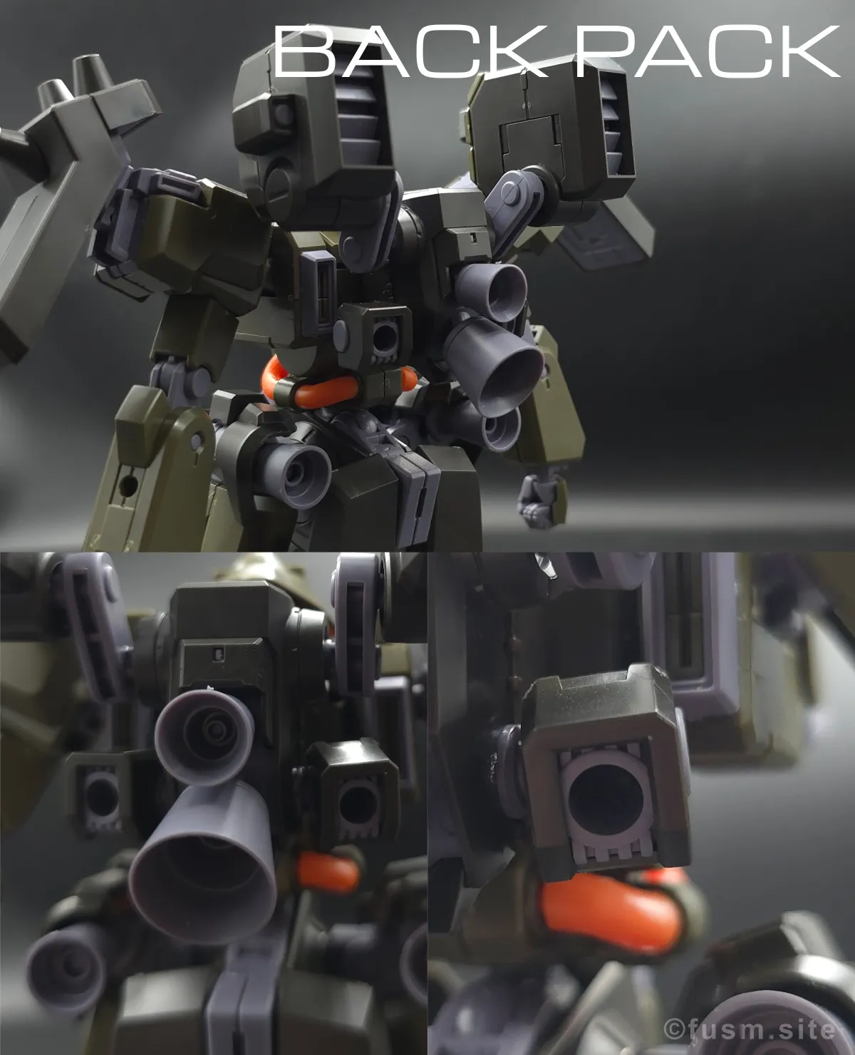 【レビュー】HGUC リーベン・ヴォルフ(A.O.Z RE-BOOT版) バックパックレビュー 01