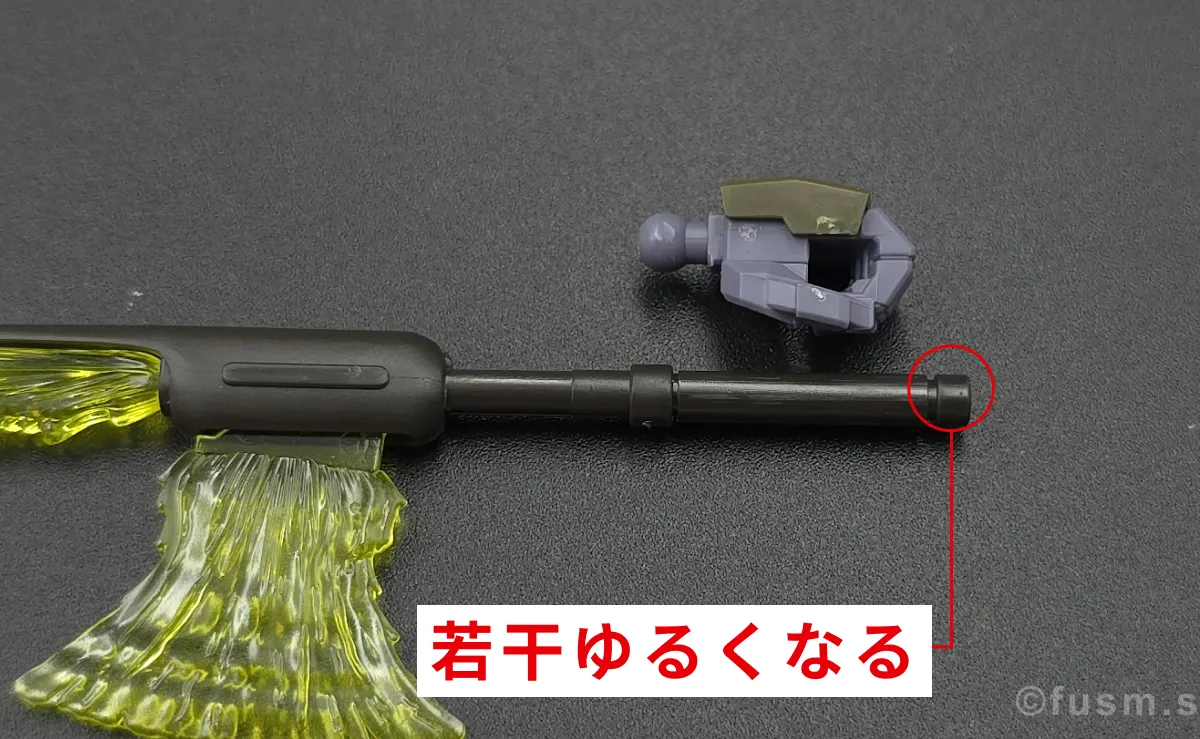 【レビュー】HGUC リーベン・ヴォルフ(A.O.Z RE-BOOT版) 耐久力が弱い箇所 01