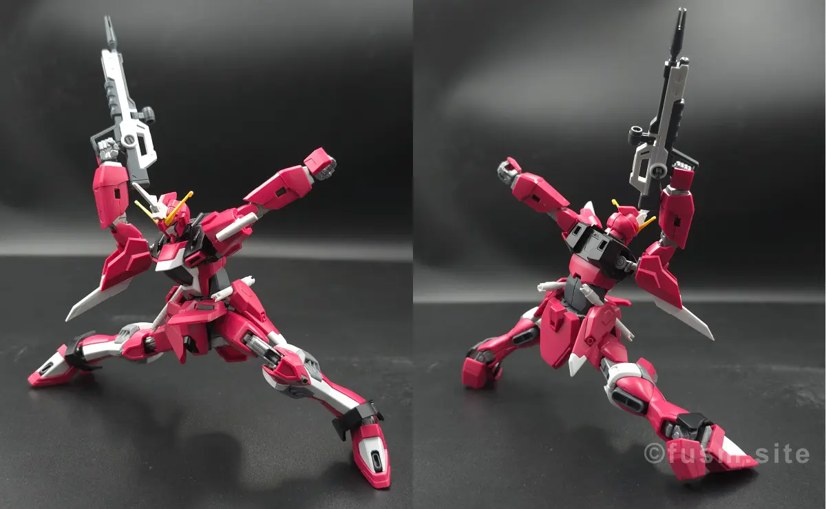 再販前に見る！HGCEインフィニットジャスティスガンダム弐式の注意点 多角的に見た全体の外観・素組み 01