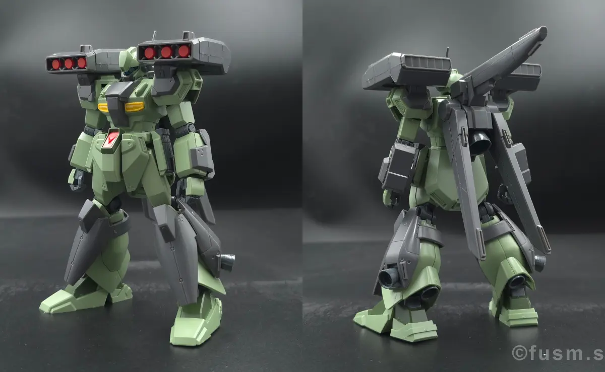再販前に見る!HGUC スタークジェガンの特徴や注意点 ポージング 02