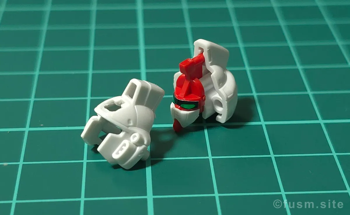 【レビュー】HG V2アサルトバスターガンダム(HGUC) パーツ・構造・組み立て 02