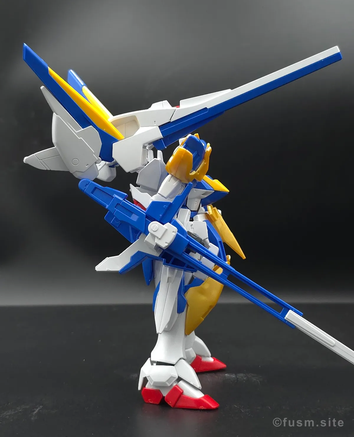 【レビュー】HG V2アサルトバスターガンダム(HGUC) 多角的に見た全体の外観・素組み 07