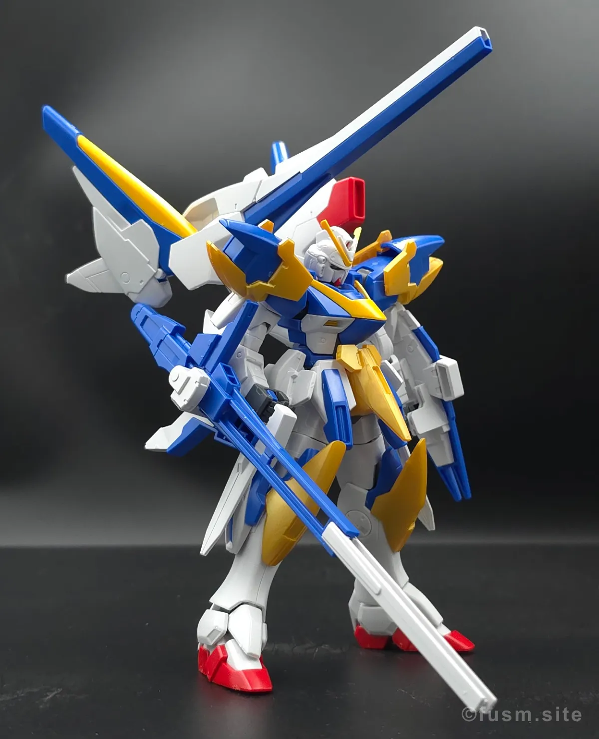 【レビュー】HG V2アサルトバスターガンダム(HGUC) 多角的に見た全体の外観・素組み 08