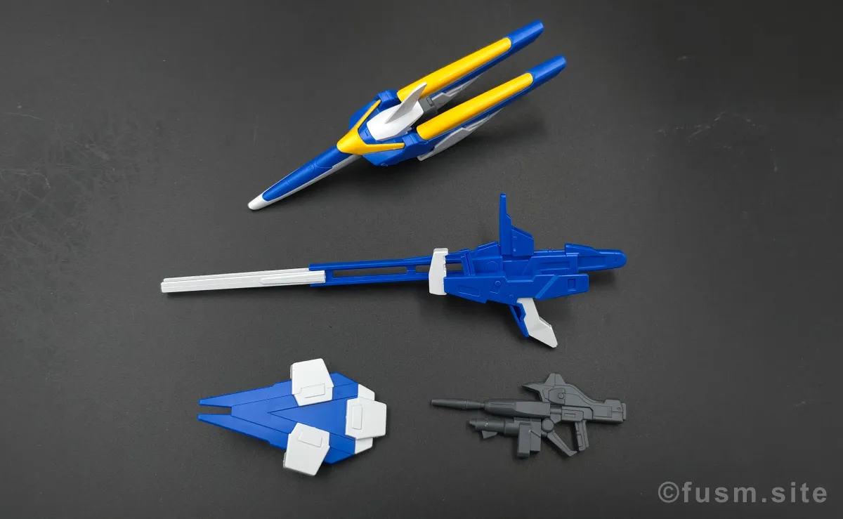 【レビュー】HG V2アサルトバスターガンダム(HGUC) 武装 01