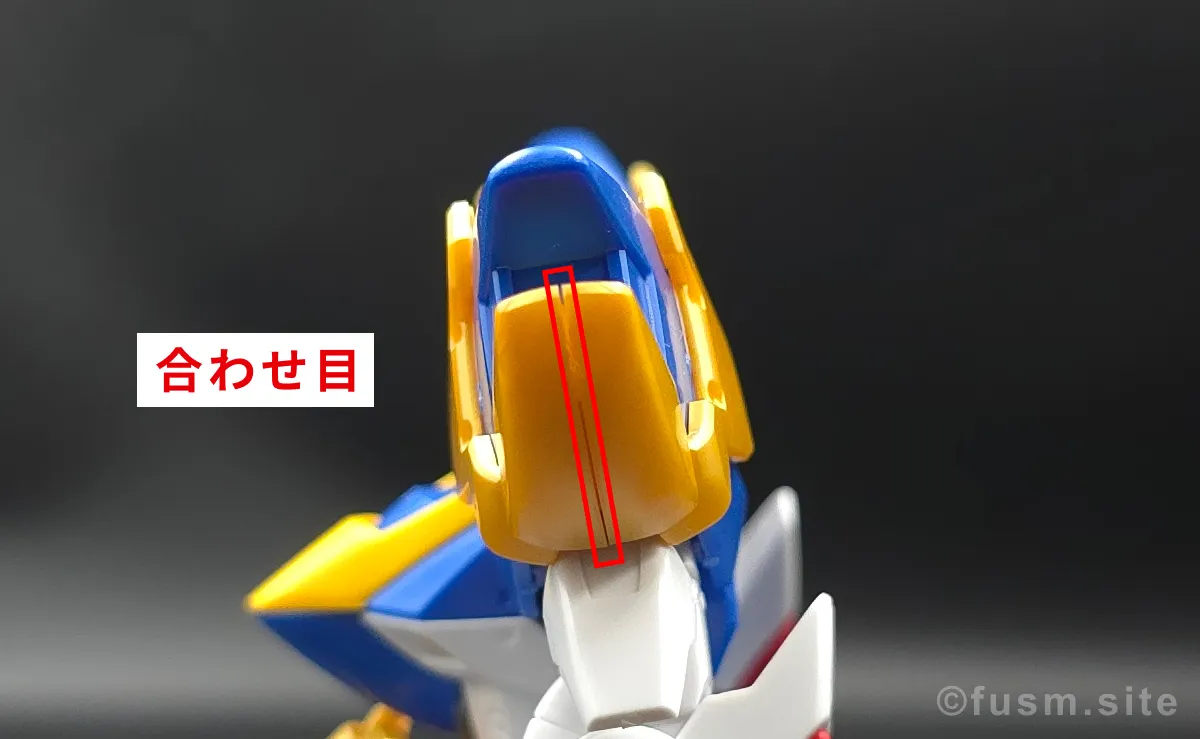 【レビュー】HG V2アサルトバスターガンダム(HGUC) 肩ディテール 02