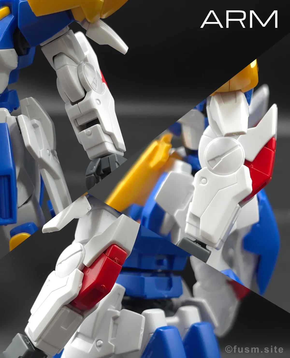 【レビュー】HG V2アサルトバスターガンダム(HGUC) 腕部ディテール 01