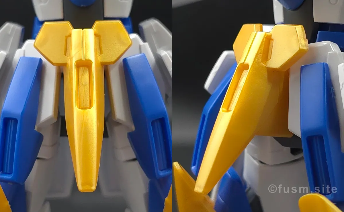 【レビュー】HG V2アサルトバスターガンダム(HGUC) 胴体ディテール 03