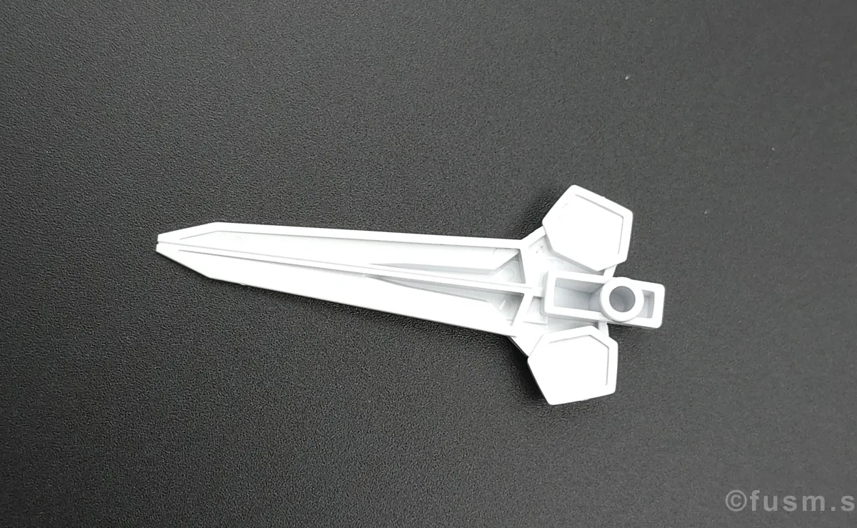 【レビュー】HG V2アサルトバスターガンダム(HGUC) 胴体ディテール 1