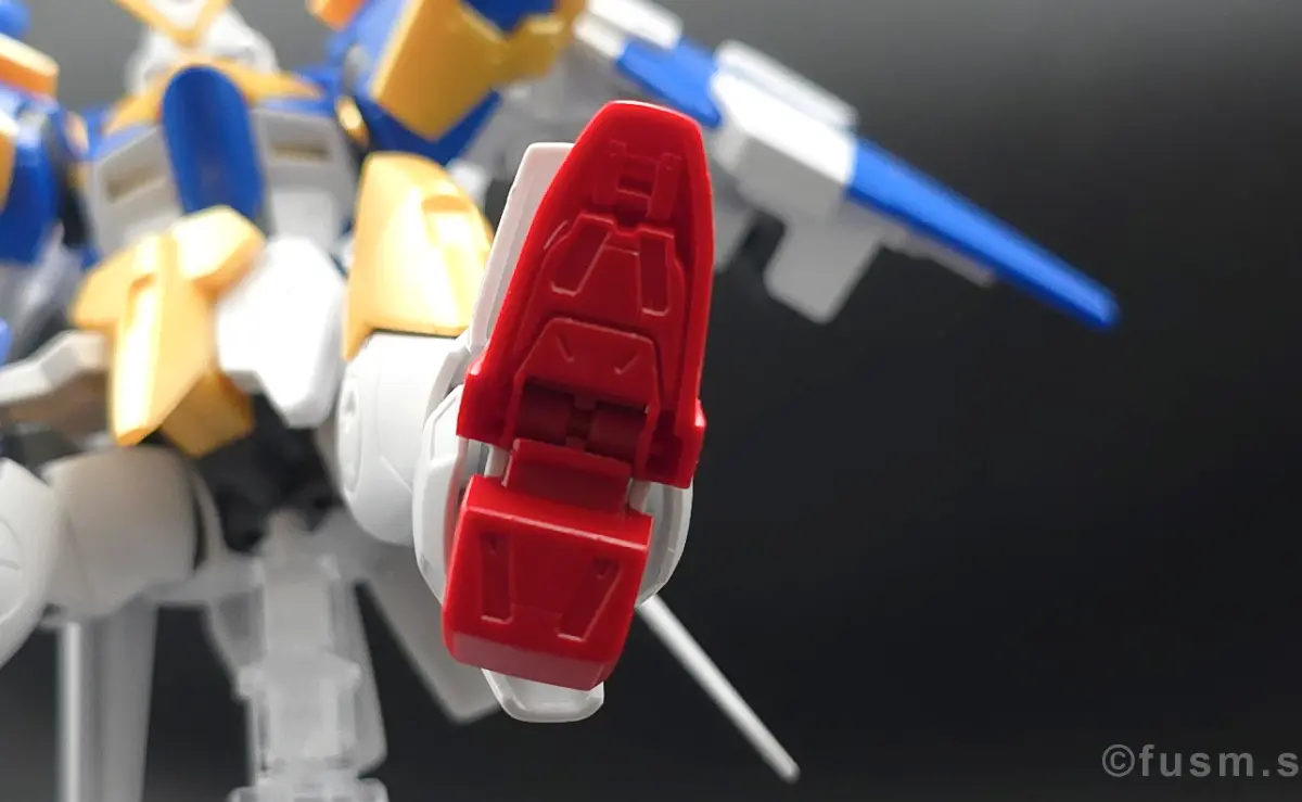 【レビュー】HG V2アサルトバスターガンダム(HGUC) 脚部ディテール 1
