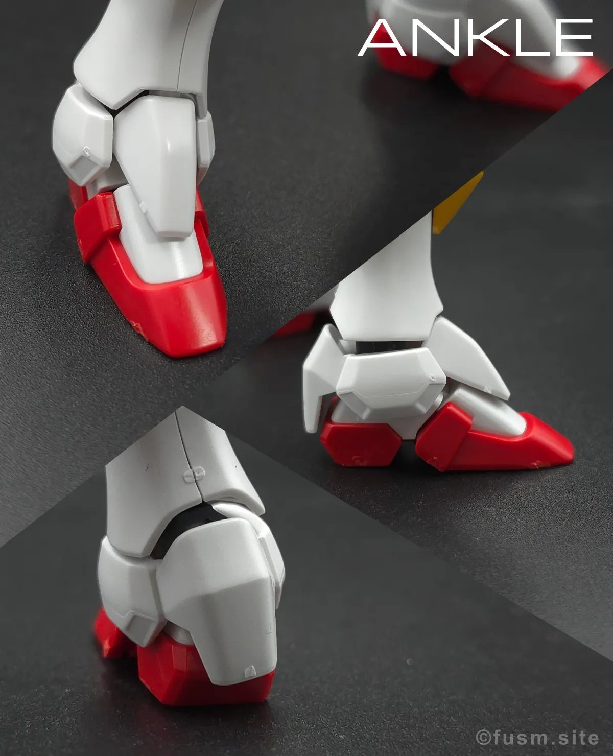 【レビュー】HG V2アサルトバスターガンダム(HGUC) 脚部ディテール 03