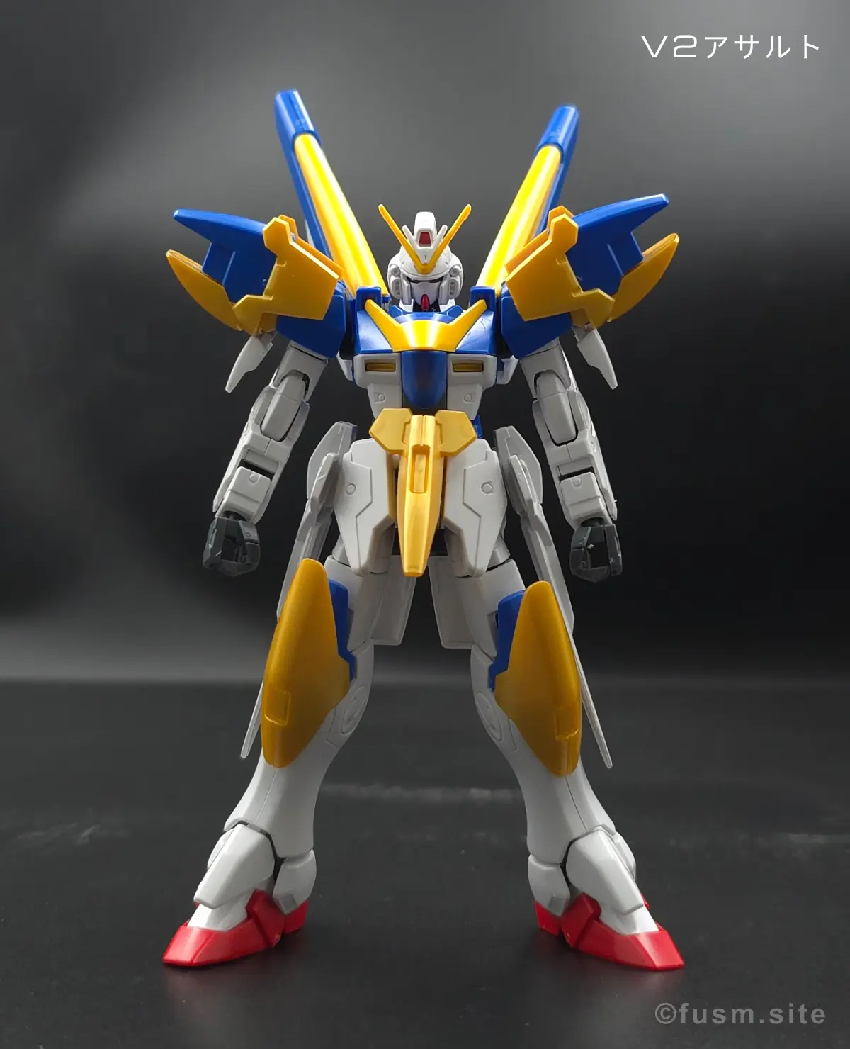 【レビュー】HG V2アサルトバスターガンダム(HGUC) 多角的に見た全体の外観・素組み 04