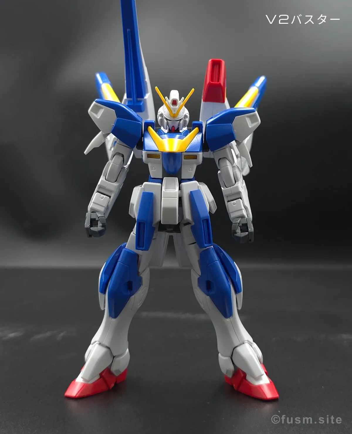 【レビュー】HG V2アサルトバスターガンダム(HGUC) 多角的に見た全体の外観・素組み 07