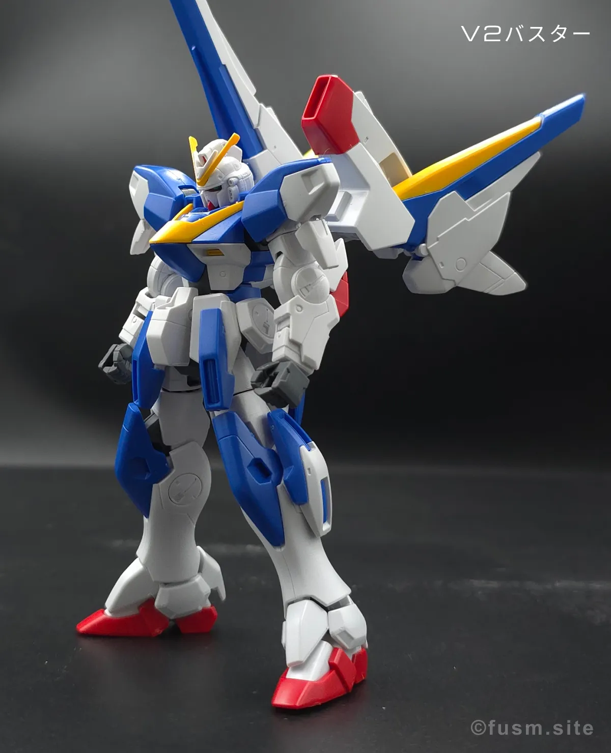 【レビュー】HG V2アサルトバスターガンダム(HGUC) 多角的に見た全体の外観・素組み 08