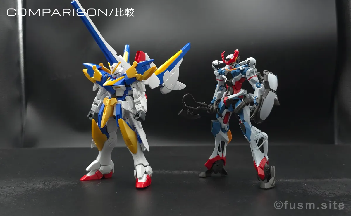 【レビュー】HG V2アサルトバスターガンダム(HGUC) 比較 02