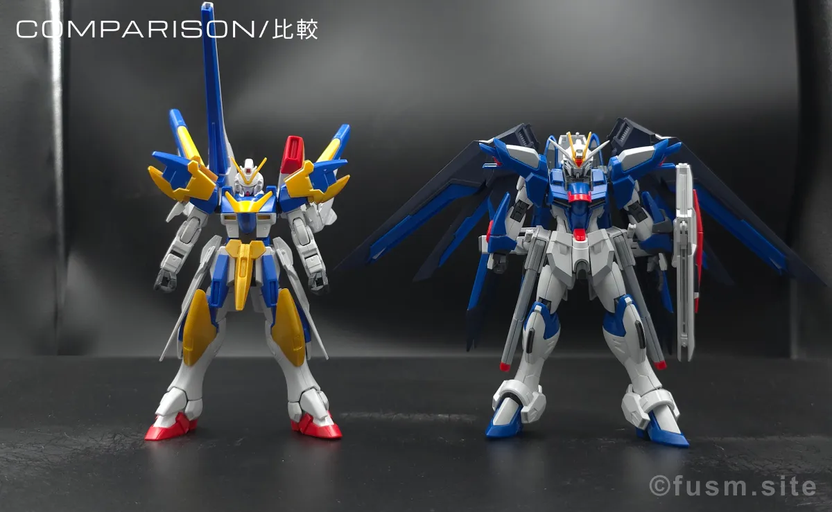 【レビュー】HG V2アサルトバスターガンダム(HGUC) 比較 03