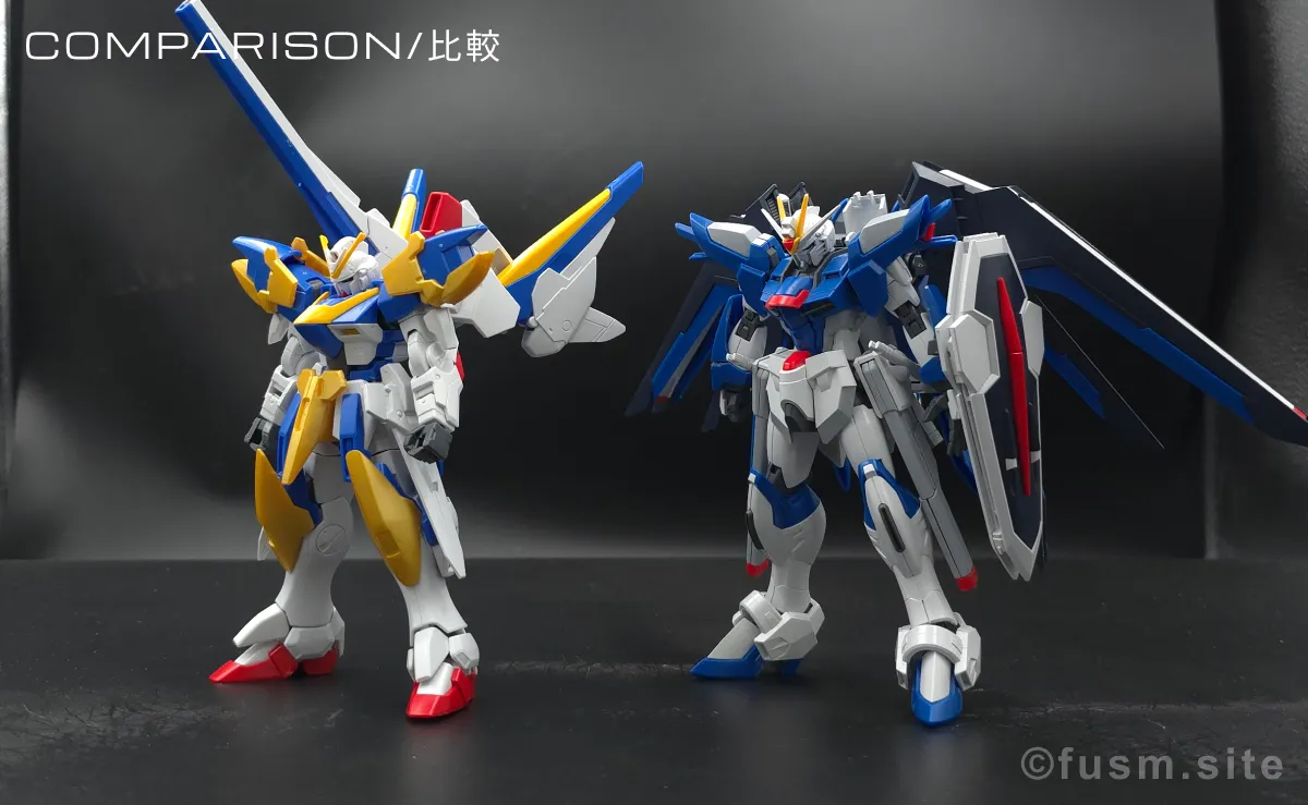 【レビュー】HG V2アサルトバスターガンダム(HGUC) 比較 04