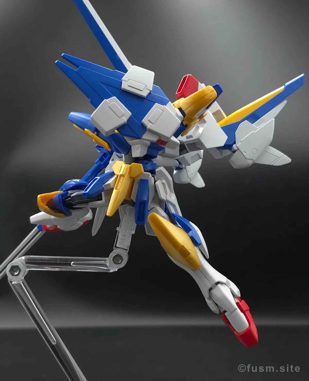 【レビュー】HG V2アサルトバスターガンダム(HGUC) ポージング 07
