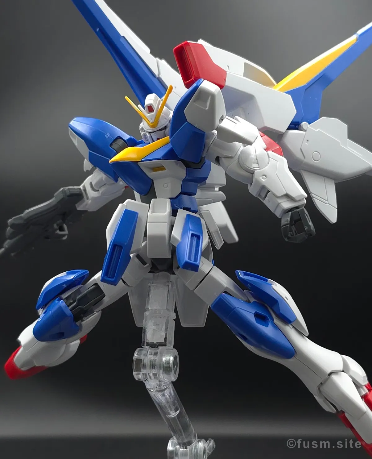 【レビュー】HG V2アサルトバスターガンダム(HGUC) ポージング 25