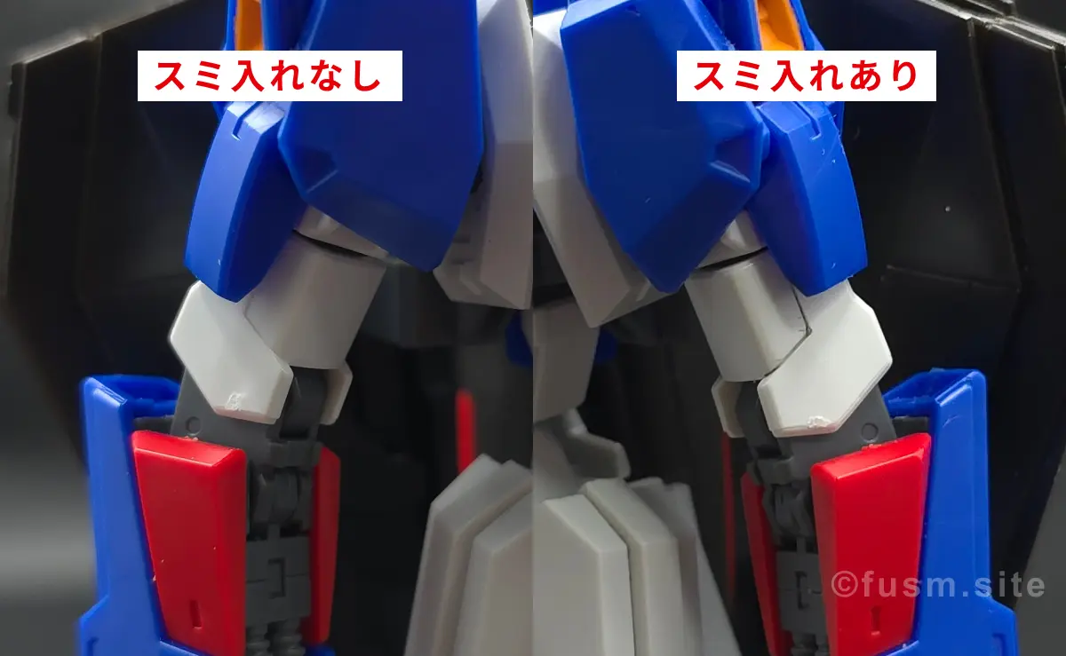 【レビュー】HGUC Z(ゼータ)ガンダム|エボリューションプロジェクト第1弾 多角的に見た全体の外観・素組み 05