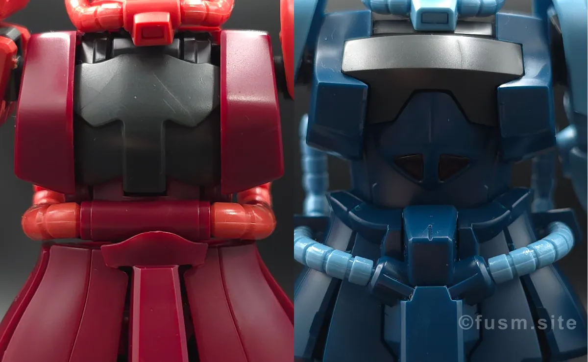 【レビュー】HGUC シャア専用ザクⅡ 比較 04
