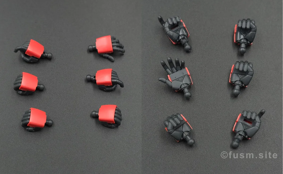 【レビュー】HGUC シャア専用ザクⅡ 付属品 02