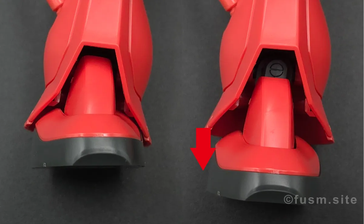【レビュー】HGUC シャア専用ザクⅡ ギミック 03