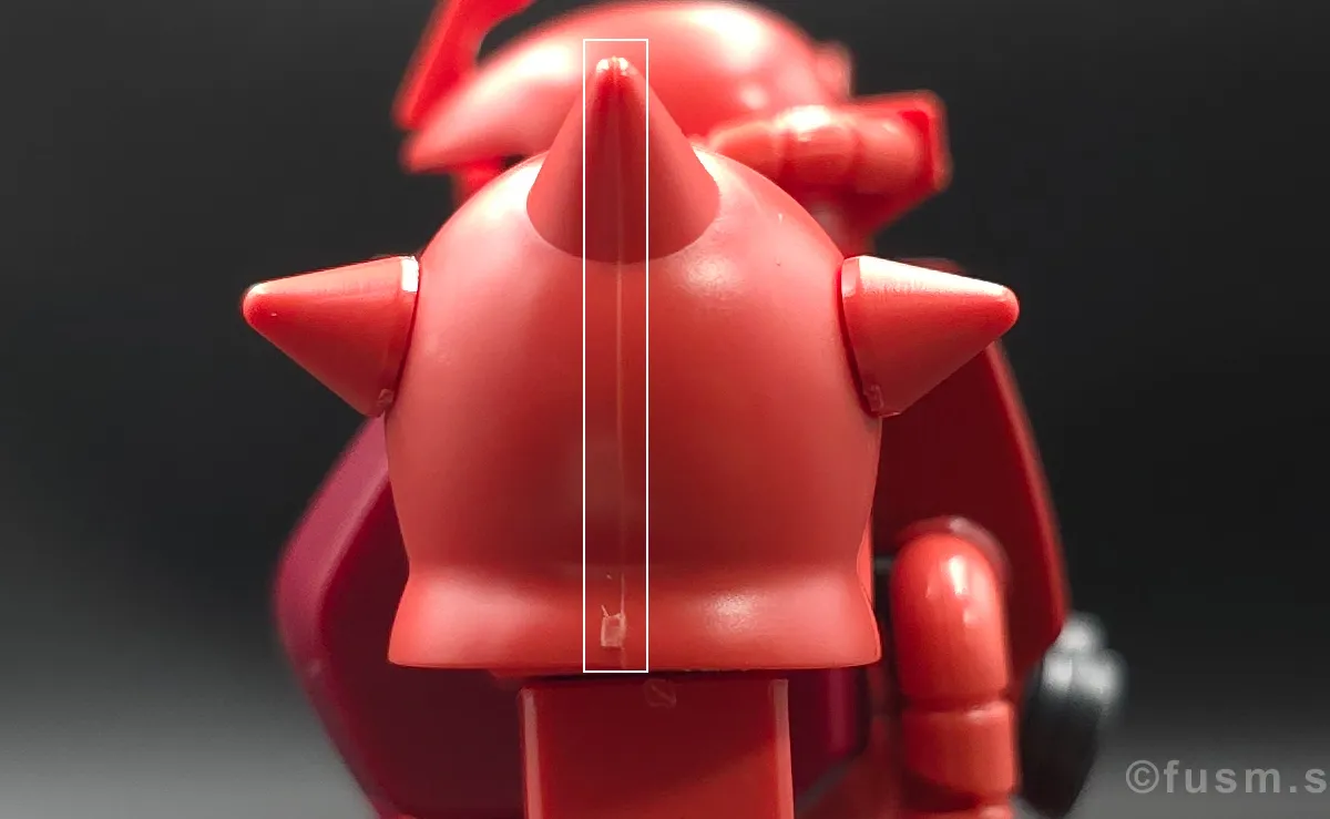 【レビュー】HGUC シャア専用ザクⅡ 肩ディテール 02