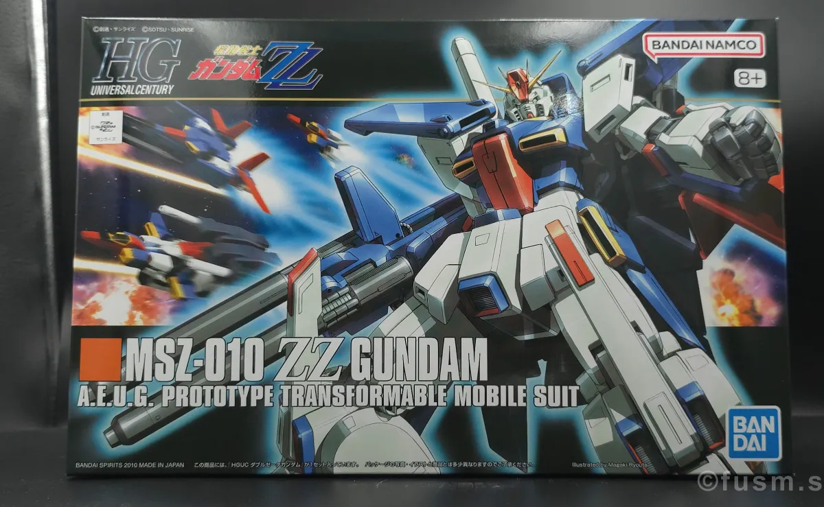 再販前に見る!HGUC ZZ(ダブルゼータ)ガンダムの注意点 パッケージ 1