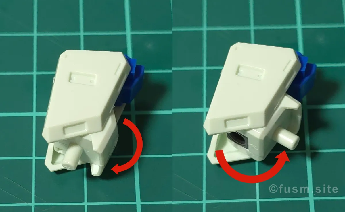 【レビュー】HGUC ZZガンダム パーツ・構造・組み立て 03